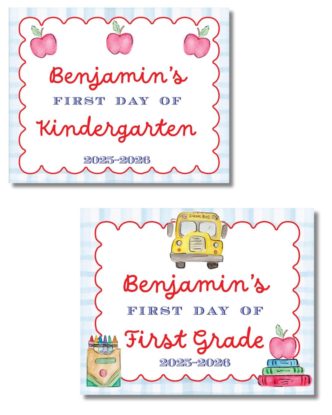 Custom Back to School Sign- Digital Download