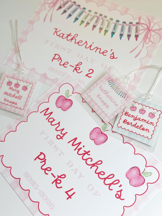 Custom Back to School Sign- Digital Download