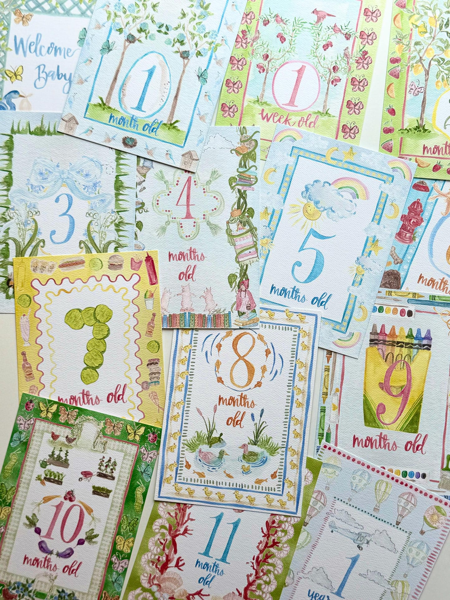 The Whimsy Set- Milestone Cards